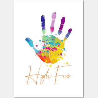 High Five Posters and Art